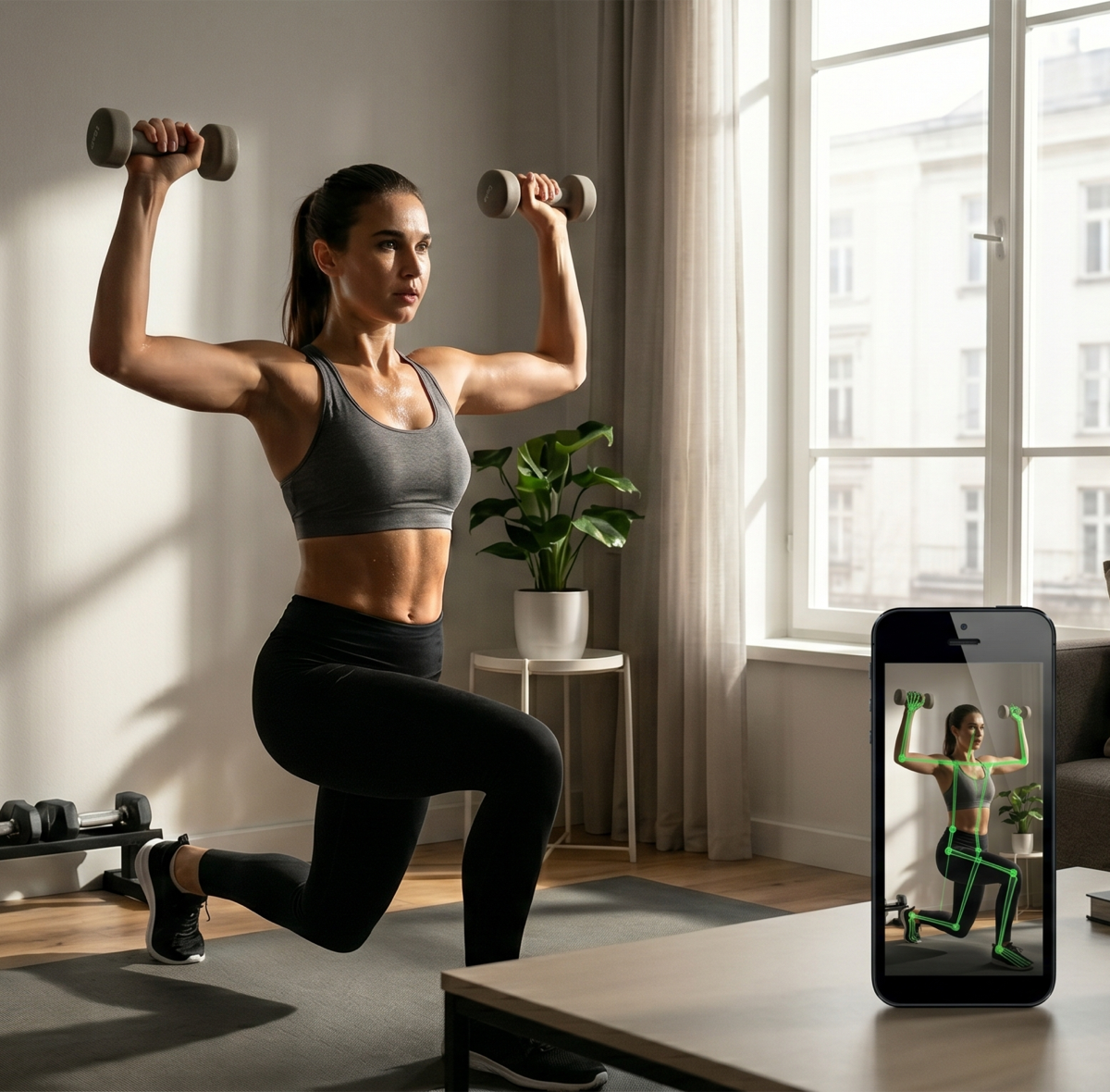 PoseFlow for consumer fitness